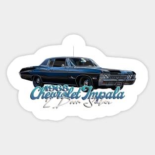 1968 Chevrolet Impala 2 Door Sedan Sticker